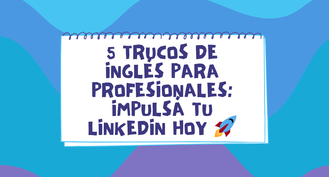 Infografía de verbos de acción en inglés para profesionales en LinkedIn